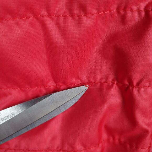The North Face Jacket Womens Medium Red Blaze Lightweight Quilted Packable - Picture 8 of 16